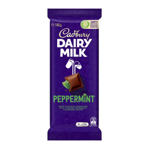 Cadbury Dairy Milk Peppermint - 180g [Australian]