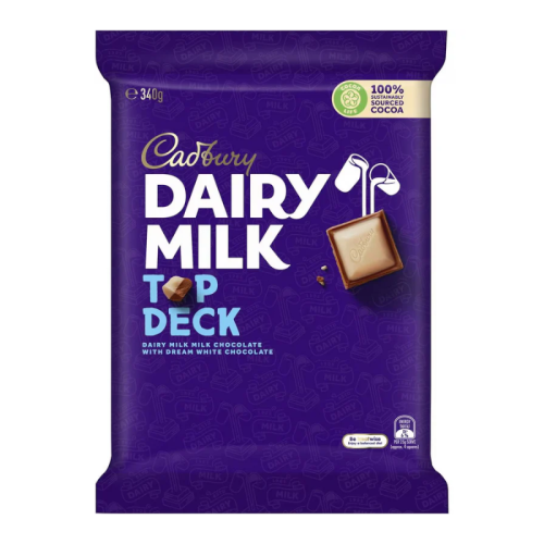 Cadbury Dairy Milk Top Deck - 340g [Australian]