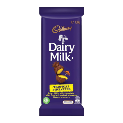 Cadbury Dairy Milk Tropical Pineapple - 180g [Australian]