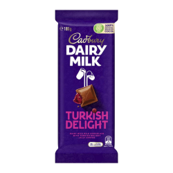 Cadbury Dairy Milk Turkish Delight - 180g [Australian]