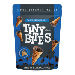 Tiny Bites Dark Chocolate Waffle Cones - 2.82oz (80g)