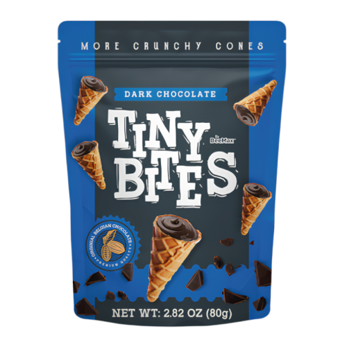 Tiny Bites Dark Chocolate Waffle Cones - 2.82oz (80g)