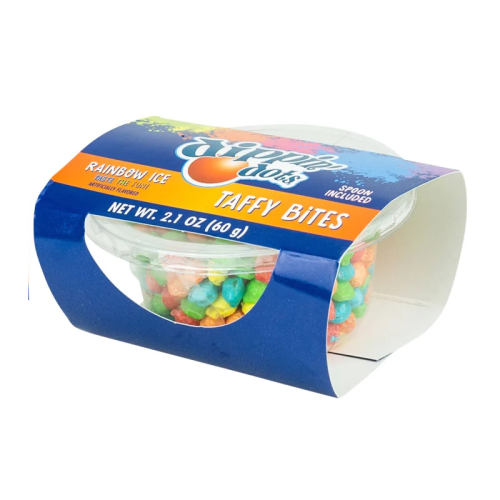 Dippin' Dots Taffy Bites Rainbow Ice Cup - 2.1oz (60g)