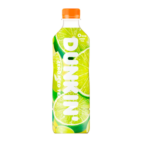 DUNKIN Zero Iced Tea Shine & Lime - 500ml