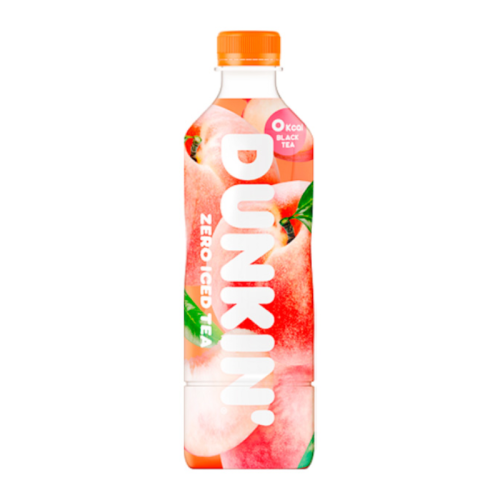 DUNKIN Zero Iced Tea White Peach - 500ml