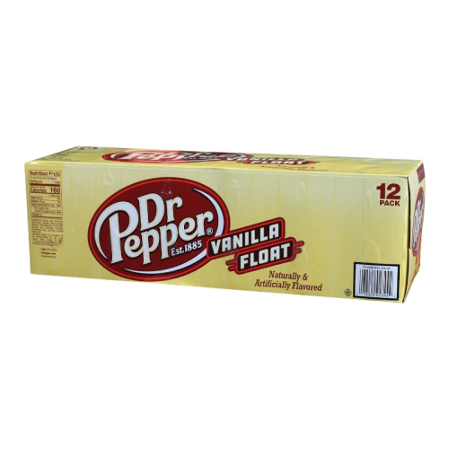 Dr Pepper Vanilla Float - 12-Pack (12 x 12fl.oz (355ml))
