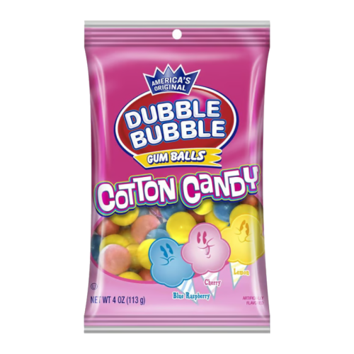 Dubble Bubble Cotton Candy Gum - 4oz (113g)