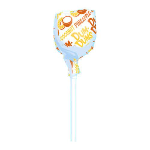Dum-Dums Lollipop - Pineapple Coconut