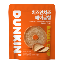 Dunkin Cheese in Cheese Bagel Chips - 60g