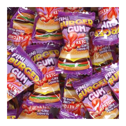 Fini Burgers Liquid Filled Bubble Gum - 5g