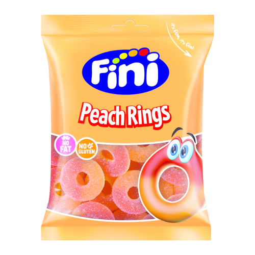 Fini Fizzy Peach Rings Halal - 75g