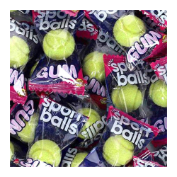 Fini Tennis Ball Liquid Filled Bubble Gum - 5g