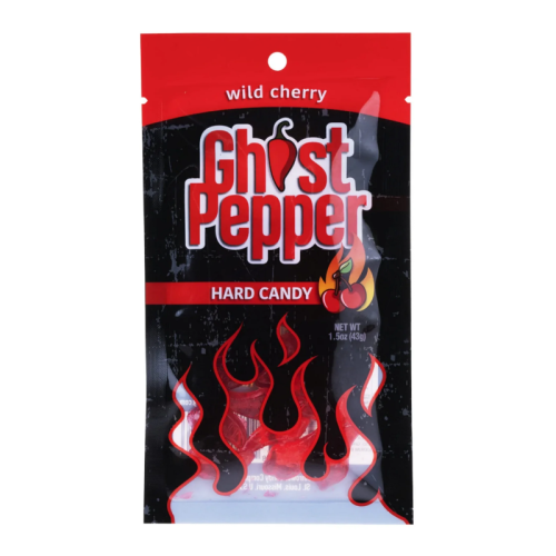 Flamethrower Candy's Ghost Pepper Hard Candy Wild Cherry - 1.3oz (36g)