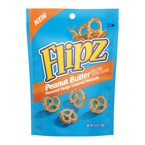 Flipz Peanut Butter Fudge Pretzels - 4.3oz (123g)
