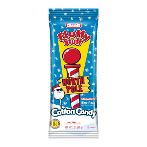 Charms Fluffy Stuff North Pole Cotton Candy - 2oz (57g)