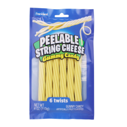 Frankford Peelable String Cheese Gummy Candy - 4oz (113g)