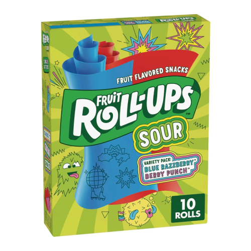 Betty Crocker Fruit Roll-ups Sour - 5oz (141g)