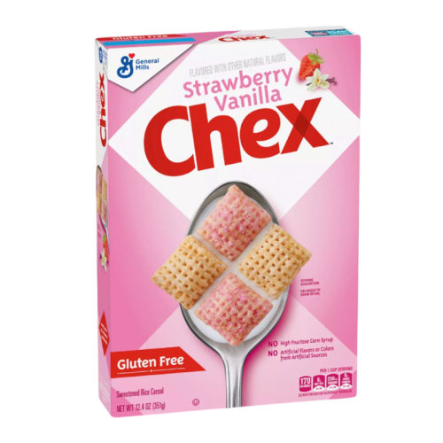 General Mills Chex Strawberry Vanilla Cereal - 12.4oz (351g)