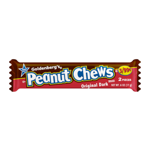 Goldenberg's Dark Chocolate Peanut Chew - 0.6oz (17g)