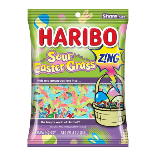 Haribo Sour Easter Grass - 4oz (113g)