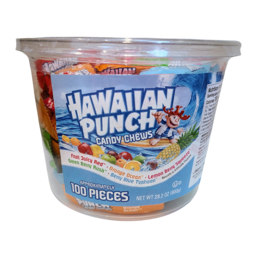 A&B Hawaiian Punch Chews 100Piece Tub