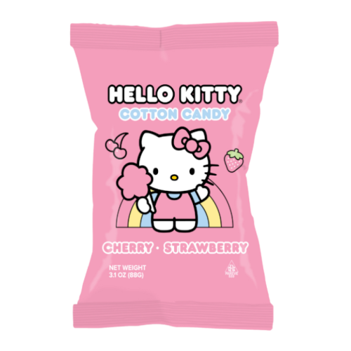Hello Kitty Cherry/Strawberry Cotton Candy - 3.1oz (88g)