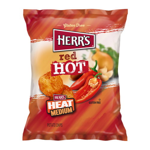 Herr's Chips Red Hot - 3.5oz (99.2g)