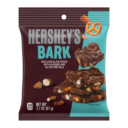 Hershey's Bark w/Pretzels & Almonds - 3.1oz (87g)