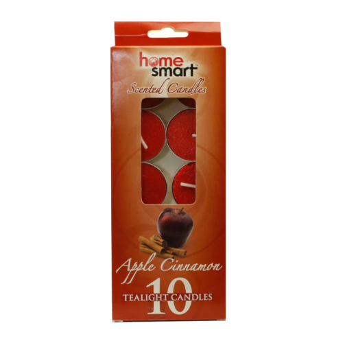 Home Smart Tealight Candle Apple Cinnamon 10-Pack (120g)