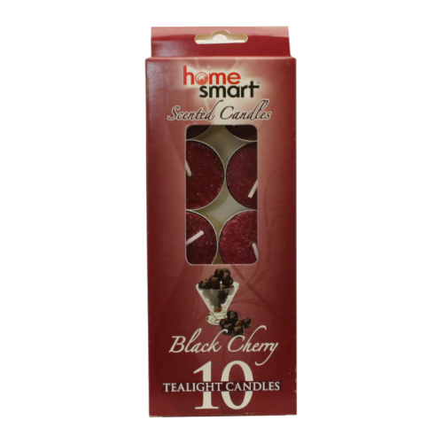Home Smart Tealight Candle Black Cherry 10-Pack (120g)