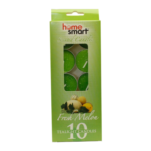 Home Smart Tealight Candle Fresh Melon 10-Pack (120g)