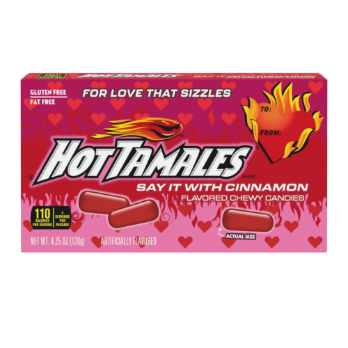 Hot Tamales Valentine Mix Theater Box - 4.25oz (120g)