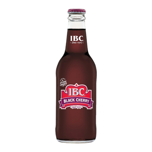 IBC Black Cherry Soda - 12oz (355ml)