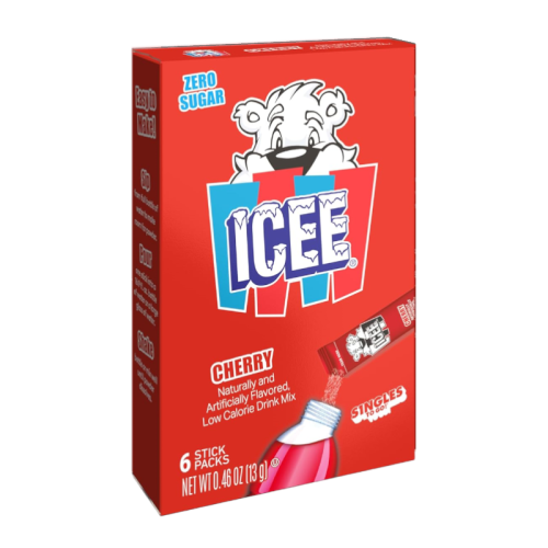 Icee Singles To Go Cherry Drink Mix - 0.46oz (13g)