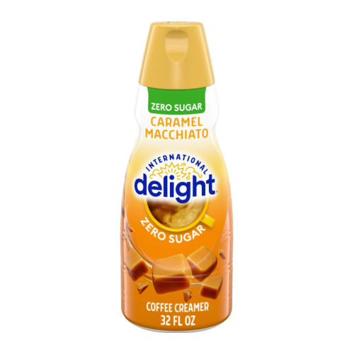 International Delight Coffee Creamer Zero Sugar Caramel Macchiato - 32fl.oz (946ml)