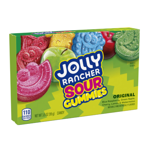 Jolly Rancher Gummies Sours Theater Box - 3.5oz (99g)