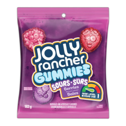 Jolly Rancher Gummies Sours Berries - 182g [Canadian]