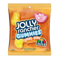 Jolly Rancher Gummies Sours Tropical - 182g [Canadian]