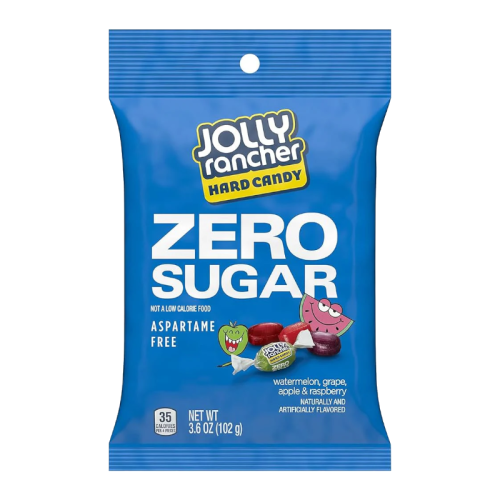 Jolly Rancher Zero Sugar Hard Candy - 3.6oz	(102g) *NEW RECIPE*