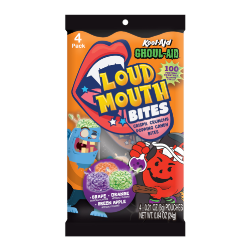Kool-Aid Ghoul-Aid Loud Mouth Bites 4Pk - 0.84oz (24g)