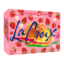 La Croix Strawberry Peach Sparkling Water 12-Pack (12 x 12fl.oz (355ml))