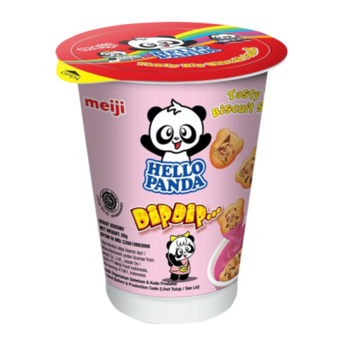 Meiji Hello Panda Dip Dip Strawberry - 20g