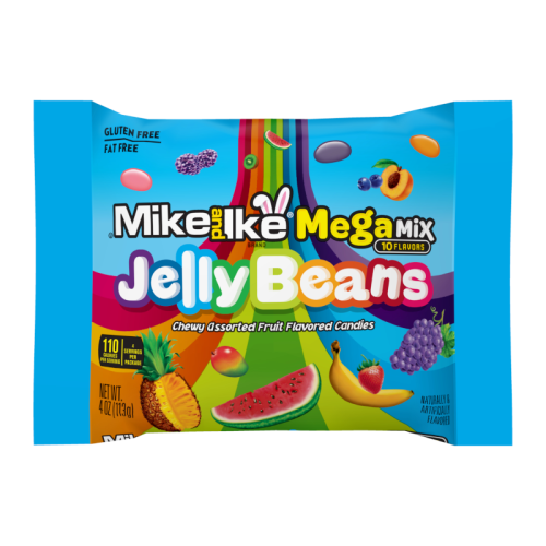 Mike & Ike Mega Mix Jelly Beans - 4oz (113g)