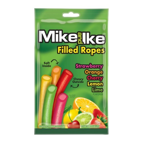 Mike & Ike Filled Ropes - 3oz (85g)
