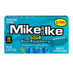 Mike & Ike Sour Blue Raspberry - 0.78oz (22g)