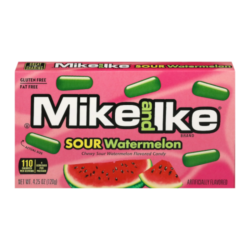 Mike & Ike Sour Watermelon Theatre Box - 4.25oz (120g)