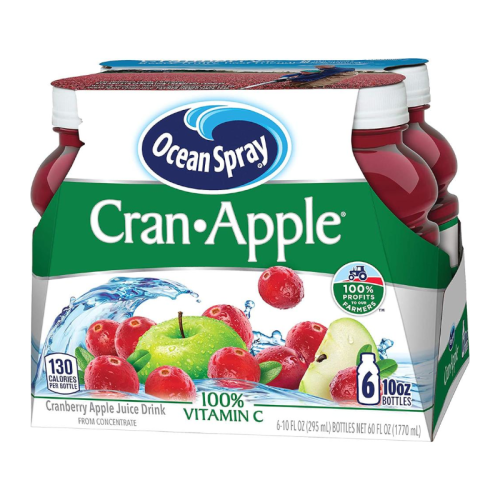 Ocean Spray Cran-Apple Juice - 10floz (295ml) x 6 CASE