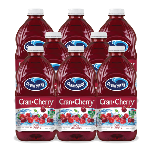 Ocean Spray Cran-Cherry Juice - 64floz (1.89l) x 8 CASE