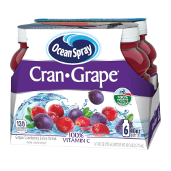 Ocean Spray Cran-Grape Juice - 10floz (295ml) x 6 CASE