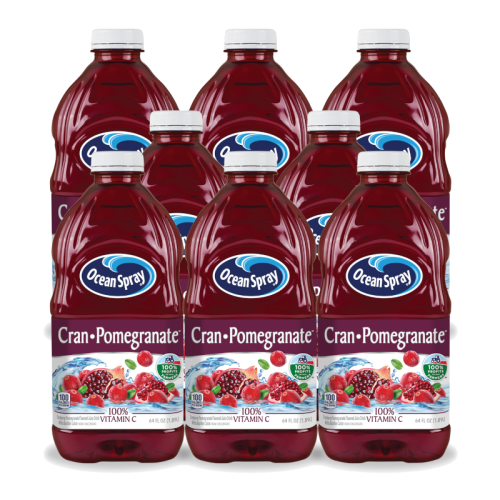 Ocean Spray Cran-Pomegranate Juice - 64floz (1.89l) x 8 CASE